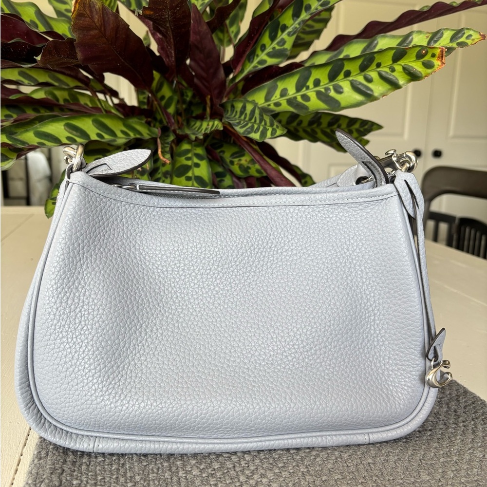 Coach Cary Crossbody in light blue/grey